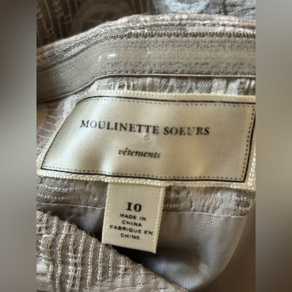 Anthropologie Moulinette Soeurs Sterling Medallion One Shoulder Shift Dress - Picture 5 of 6